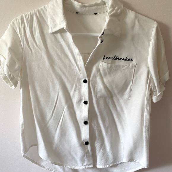 Forever 21 Heartbreaker Shirt - Picture 1 of 1